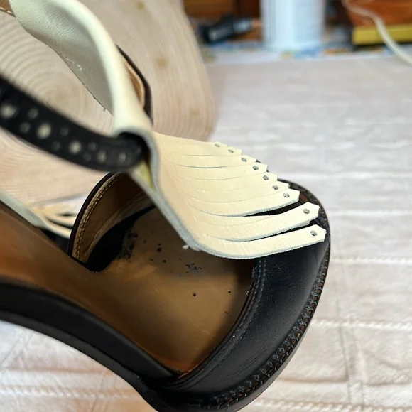 Ralph Lauren “Norah” Heeled Sandals Sz. 38.5 - Picture 10 of 10